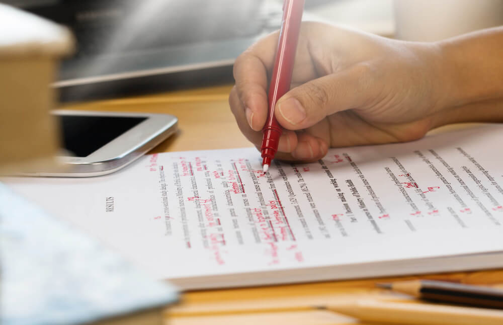 Proofreading a copy. Check out these 11 quick job certifications that pay well. Click here.