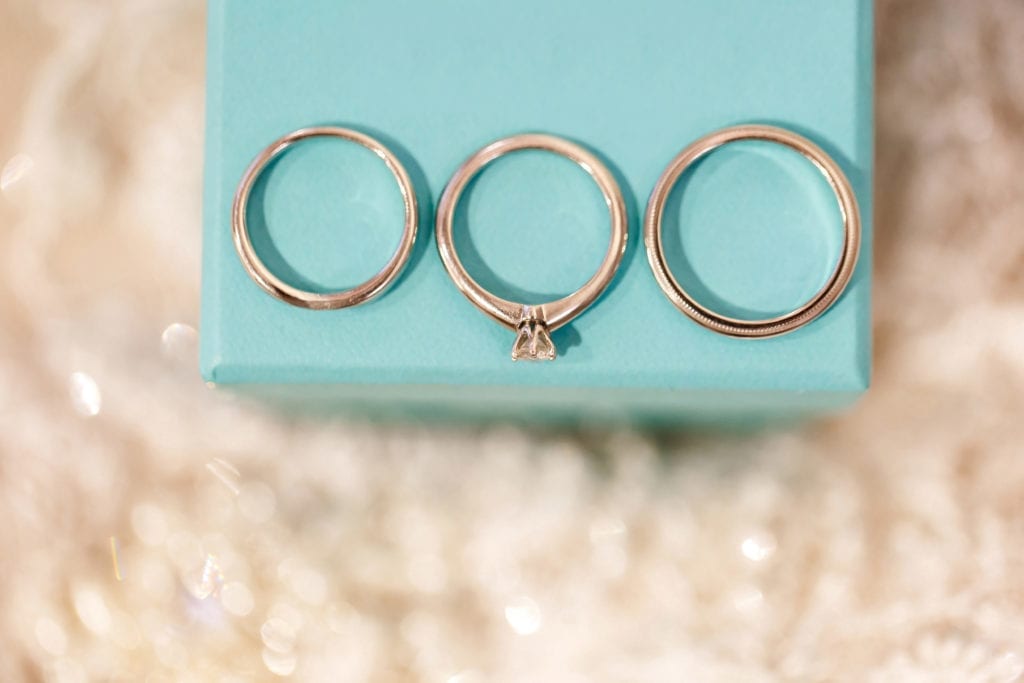 Tiffany Harmony™ Round Brilliant Engagement Ring with a Diamond Platinum  Band