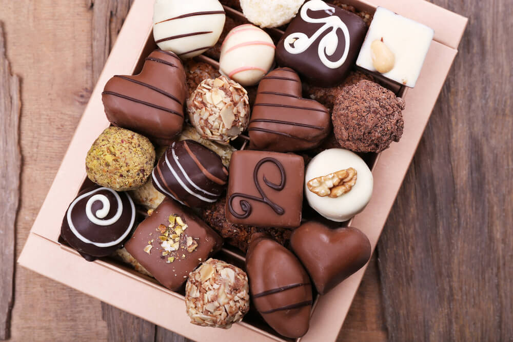 Box of chocolate. Click here for 32 best gifts for single moms.