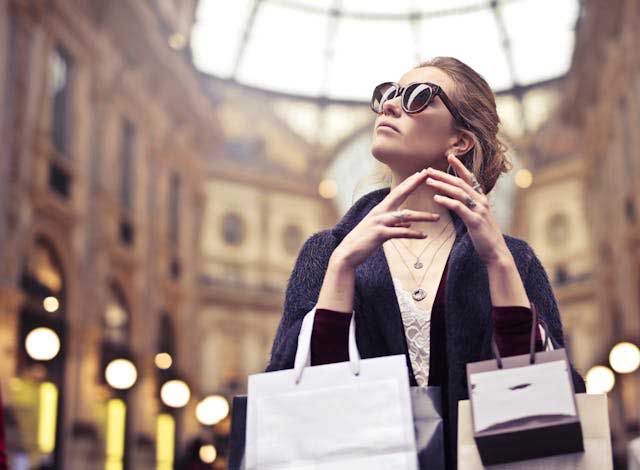 Woman take on mystery shopping assignments.