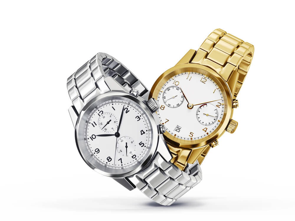 A gold watch and a silver watch. What can I sell to make money (or resell)? Get the answer here.
